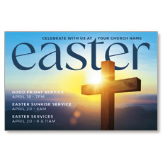 Easter Cross Sunburst 