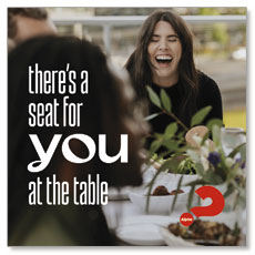 Alpha Table Laughing Woman 