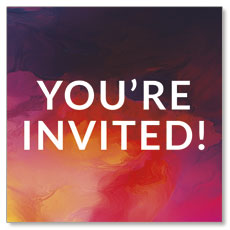 Vibrant Paint Invite 