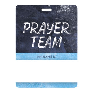Blue Revival Prayer Team Name Badges