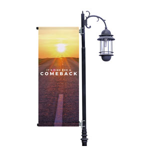 Comeback Sunrise Light Pole Banners