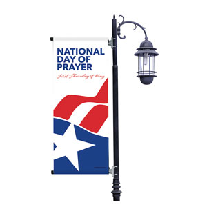 National Day of Prayer Logo Light Pole Banners