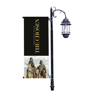 The Chosen Christmas Light Pole Banners