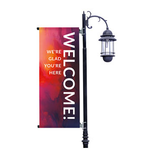 Vibrant Paint Light Pole Banners