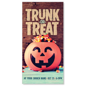 Trunk or Treat 11" x 5.5" Oversized Postcards