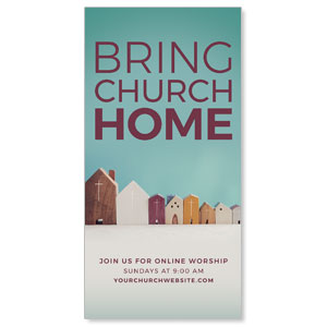 Bring Church Home 11" x 5.5" Oversized Postcards