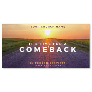 Comeback Sunrise 11" x 5.5" Oversized Postcards