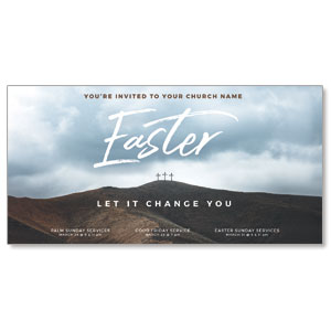 Easter Let It Change You 11" x 5.5" Oversized Postcards