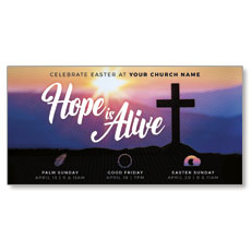 Hope Is Alive Sunrise Cross 