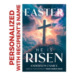 Easter He Is Risen Personalized IC