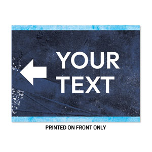 Blue Revival Your Text 23" x 17.25" Rigid Sign