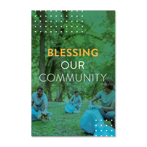 Blessing Our Community 23" x 34.5" Rigid Sign