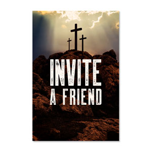 Hope Is Alive Crosses Invite A Friend 23" x 34.5" Rigid Sign