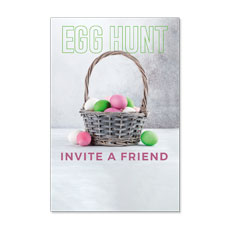 Egg Hunt Basket Invite A Friend 