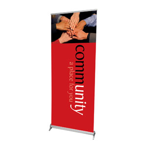 Community 2'7" x 6'7"  Vinyl Banner