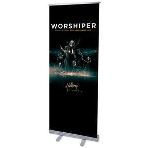 Worshiper 2'7" x 6'7"  Vinyl Banner