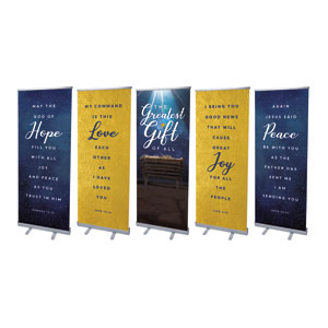 Greatest Gift of All Set 2'7" x 6'7"  Vinyl Banner