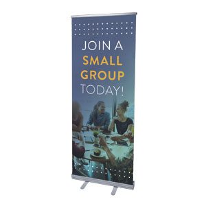 Becoming Christ Like Disciples Small Group 2'7" x 6'7"  Vinyl Banner