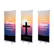 Hope Is Alive Sunrise Cross Triptych 