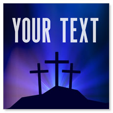 Aurora Lights Celebrate Easter Your Text 