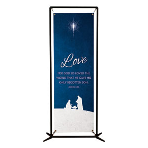 Advent Love 2' x 6' Banner