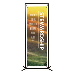 Phrases Stewardship 2' x 6' Banner