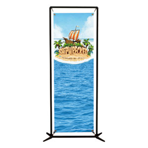 Shipwrecked 2' x 6' Banner