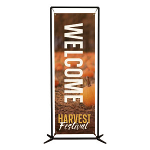 Harvest Festival Pumpkins 2' x 6' Banner