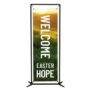 Easter of Hope Meadow 2' x 6' Banner