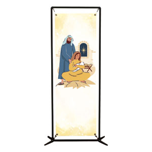 Kidmin Nativity Scene 2' x 6' Banner