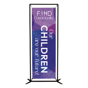 Find Your Community Children 2' x 6' Banner