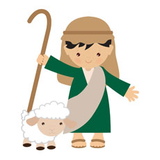 Children's Nativity Shepherd 1 
