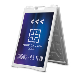 Aurora Lights Church Logo 2' x 3' Street Sign Banners