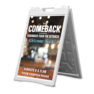 The Comeback 2' x 3' Street Sign Banners