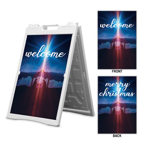 Experience the Gifts of Christmas Welcome Christmas 2' x 3' Street Sign Banners