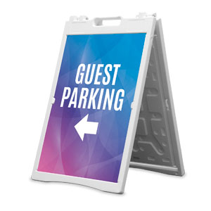 Bright Gradient Guest Parking 2' x 3' Street Sign Banners