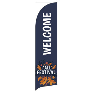 Fall Festival Invited Flag Banner