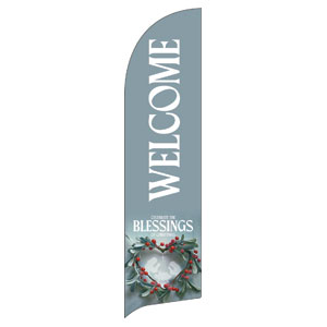 Blessings of Christmas Flag Banner