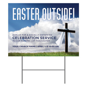 Easter Outside 18"x24" YardSigns