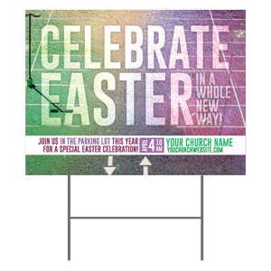 Easter New Way 18"x24" YardSigns