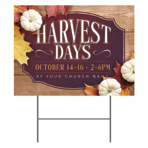 Harvest Days 18"x24" YardSigns