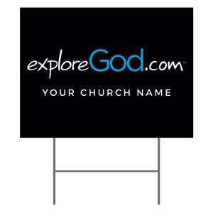 Explore God Logo 18"x24" YardSigns