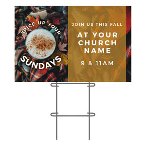 Spice Up Your Sunday 36"x23.5" Large YardSigns