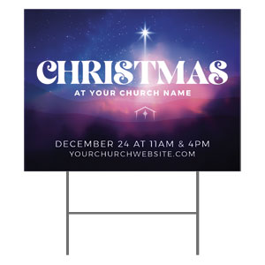 Christmas Stable 18"x24" YardSigns