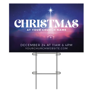 Christmas Stable 36"x23.5" Large YardSigns