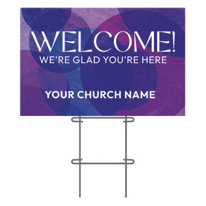 Find Your Community 36"x23.5" Large YardSigns